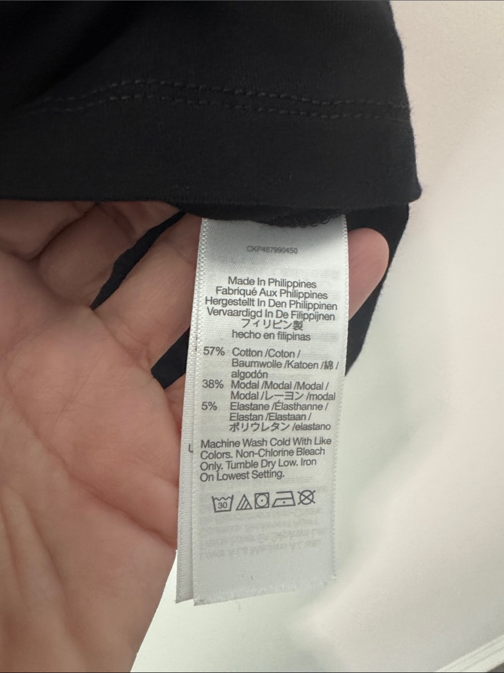 Madewell Black Short-Sleeve Mockneck Tee Size Medium - Picture 4 of 5